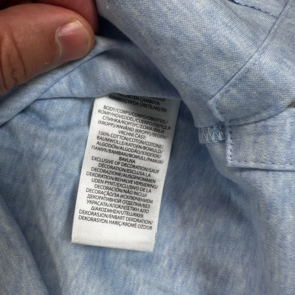 Polo Ralph Lauren Polo Shirt Mens Small Blue Custom Slim Fit Pony Knit NEW